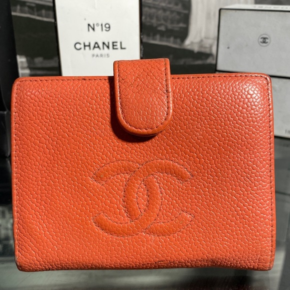 Authentic Rare Chanel Timeless CC Caviar Leather Purse Wallet - Picture 4 of 16